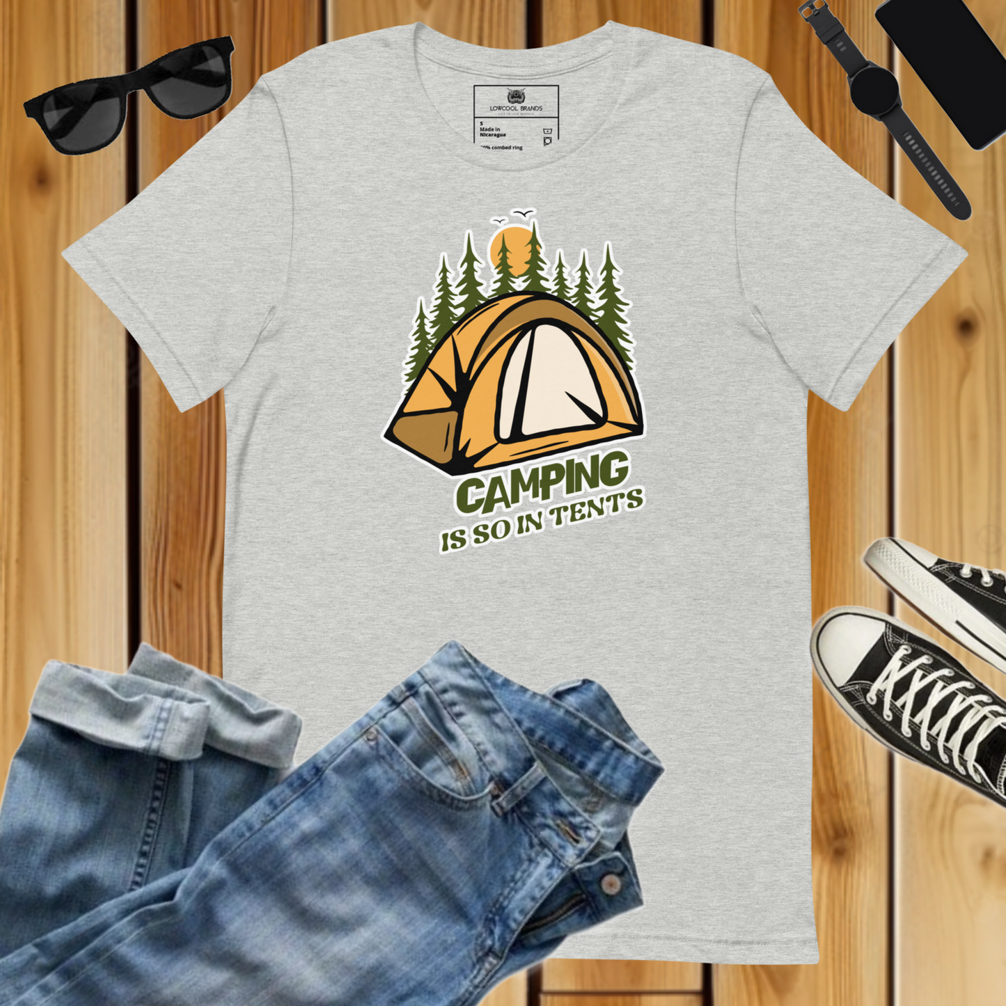 Camping Is So In Tents T-Shirt