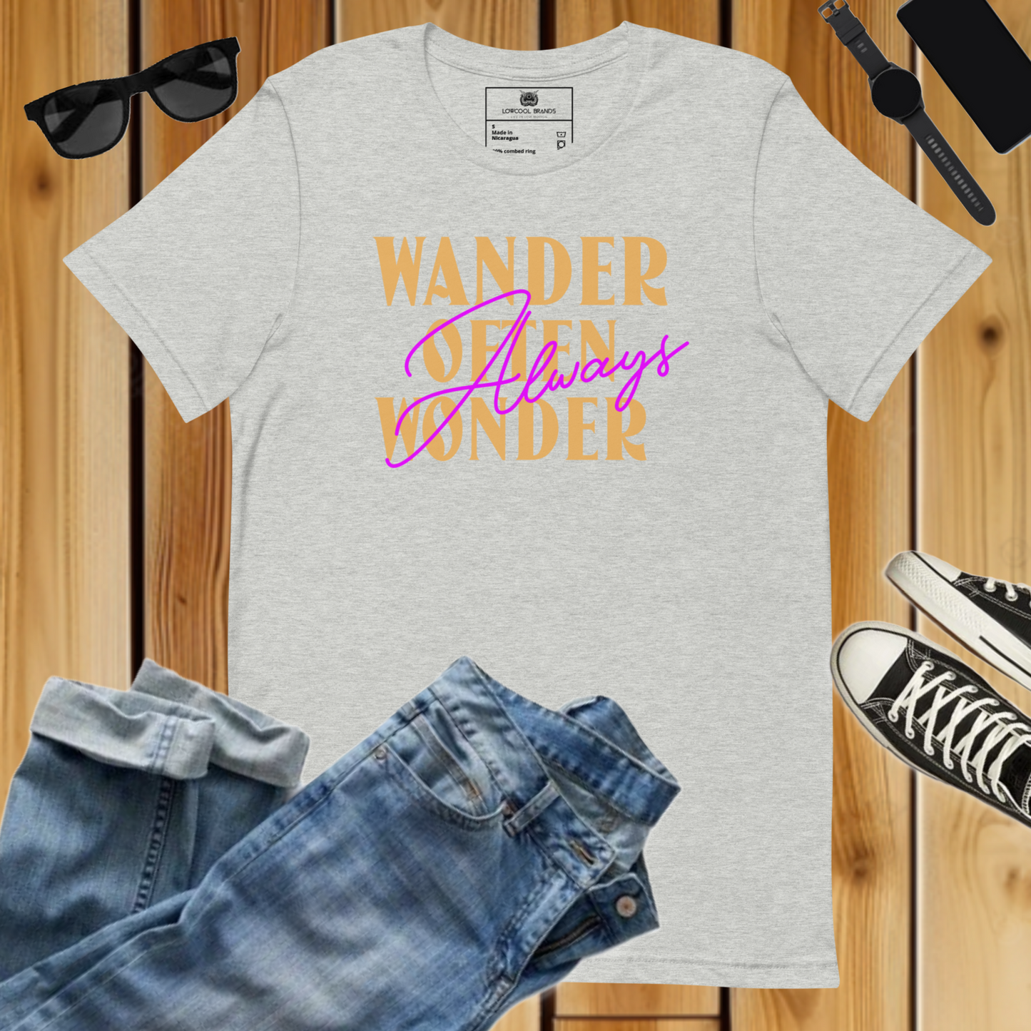 Wander Often Wonder Always T-Shirt