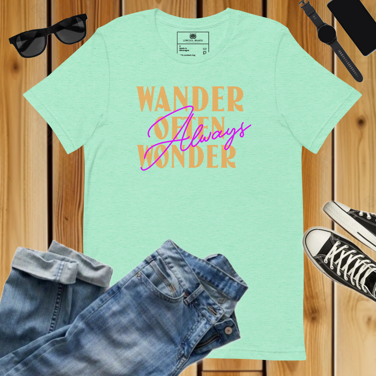 Wander Often Wonder Always T-Shirt