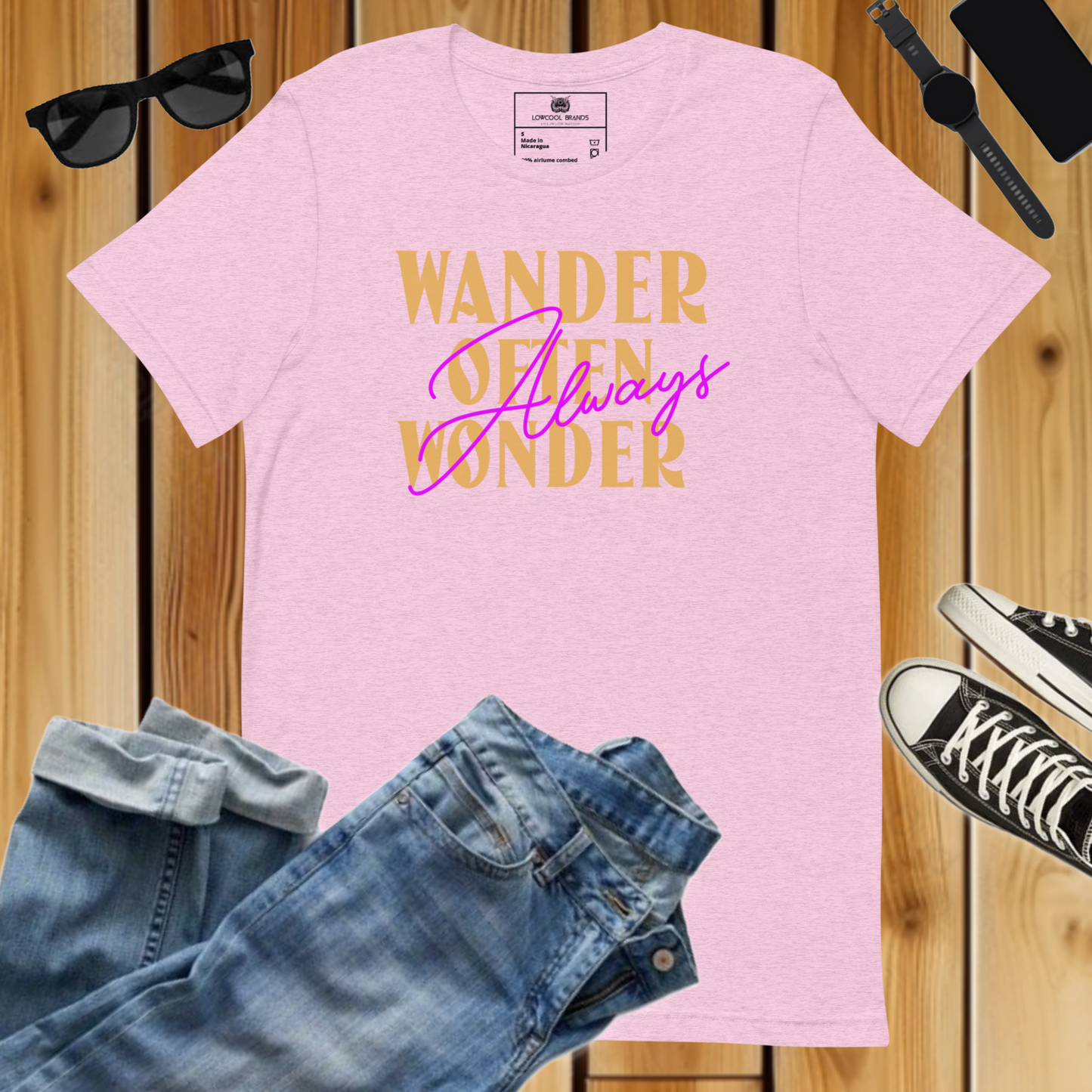 Wander Often Wonder Always T-Shirt