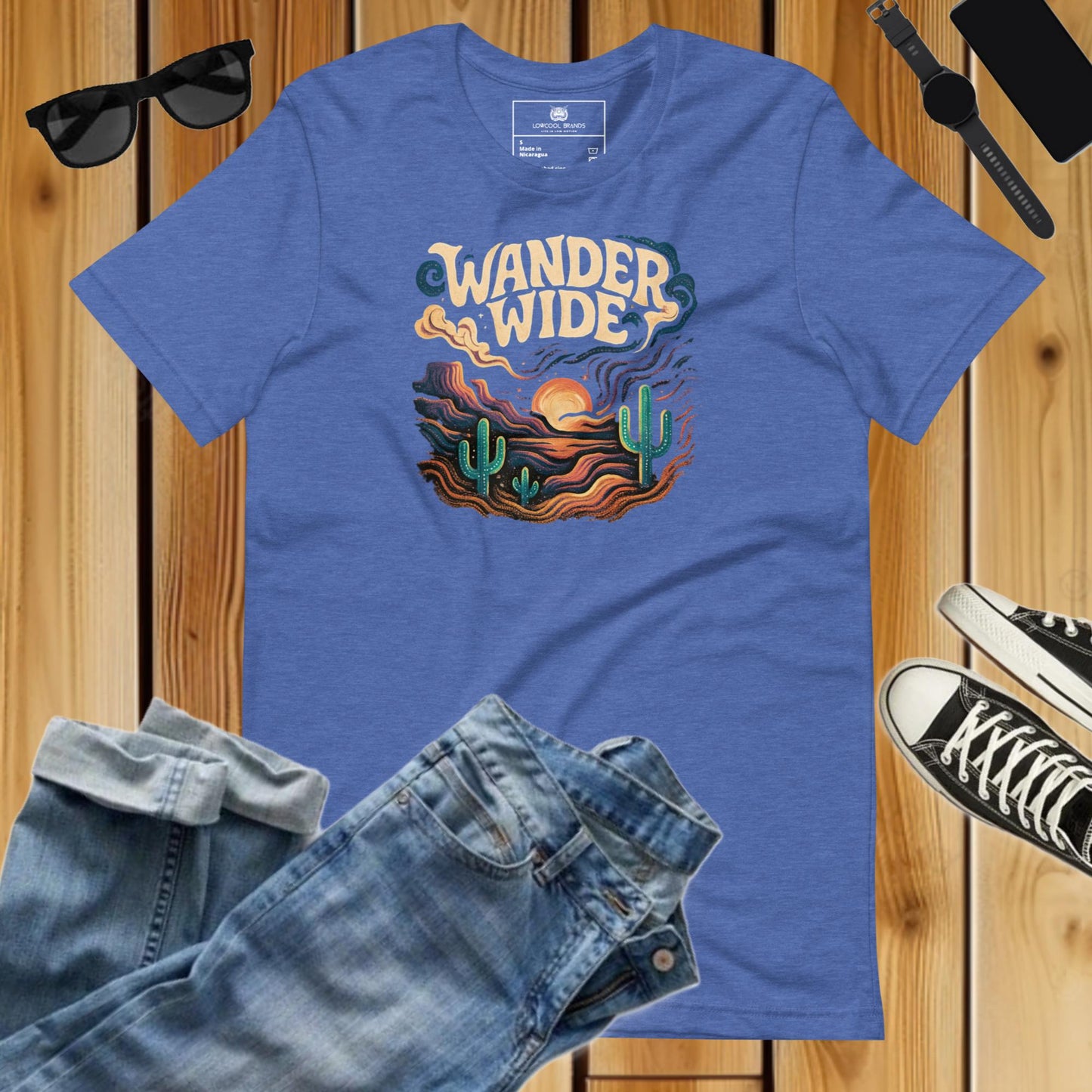 Wander Wide T-Shirt-T-Shirt-LowCool Brands