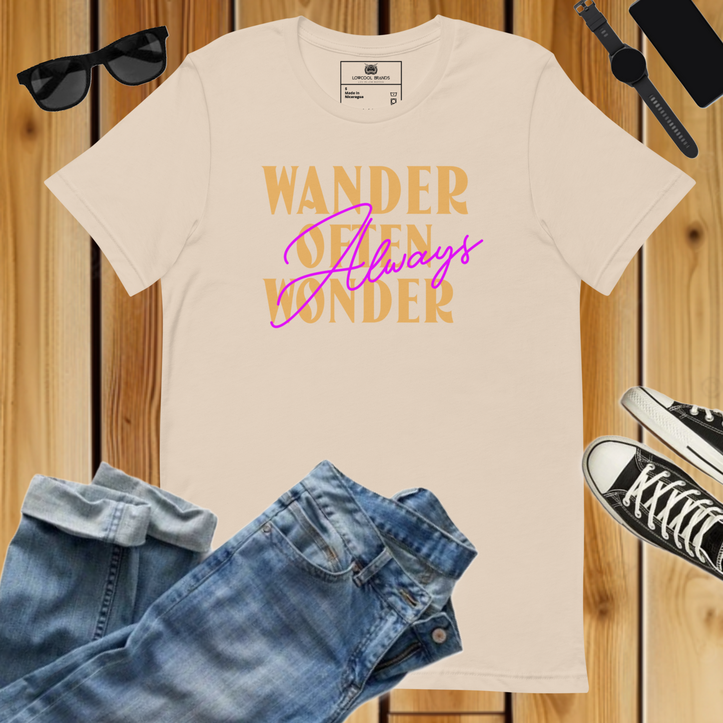Wander Often Wonder Always T-Shirt