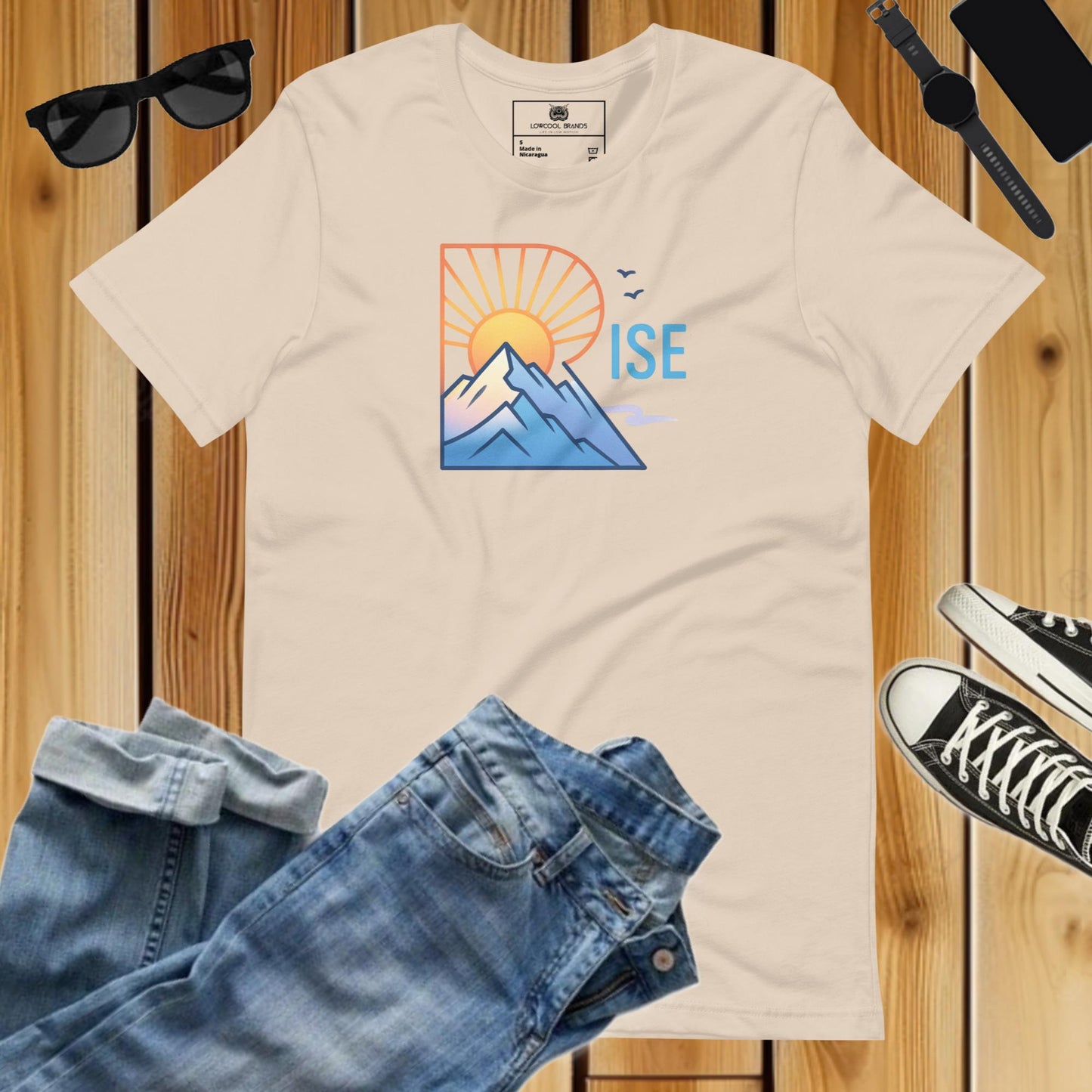 Rise T-Shirt-T-Shirt-LowCool Brands