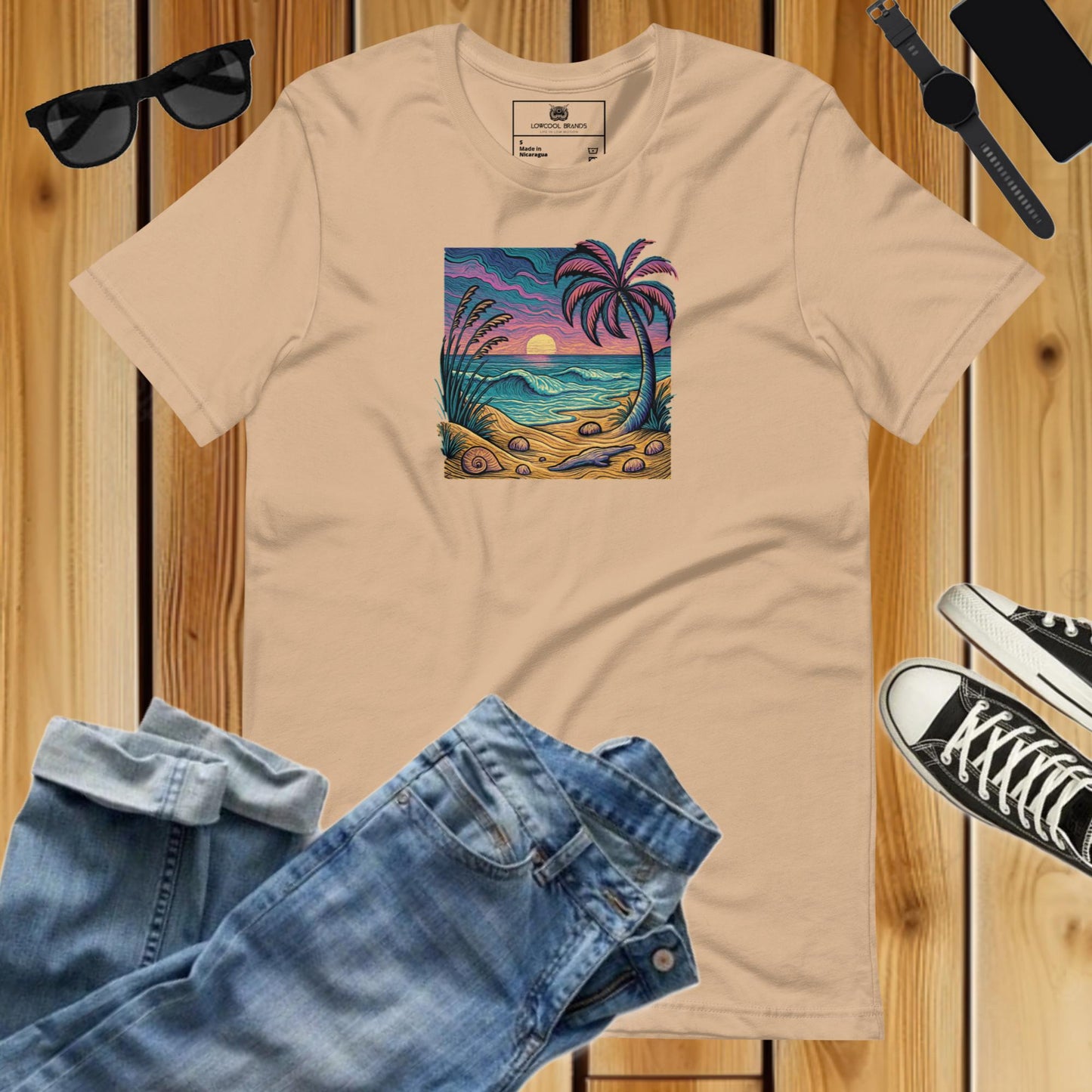 Sunset Shore T-Shirt-T-Shirt-LowCool Brands