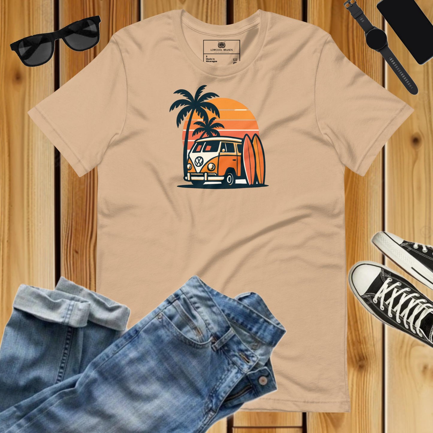 Surf Wagon T-Shirt-T-Shirt-LowCool Brands