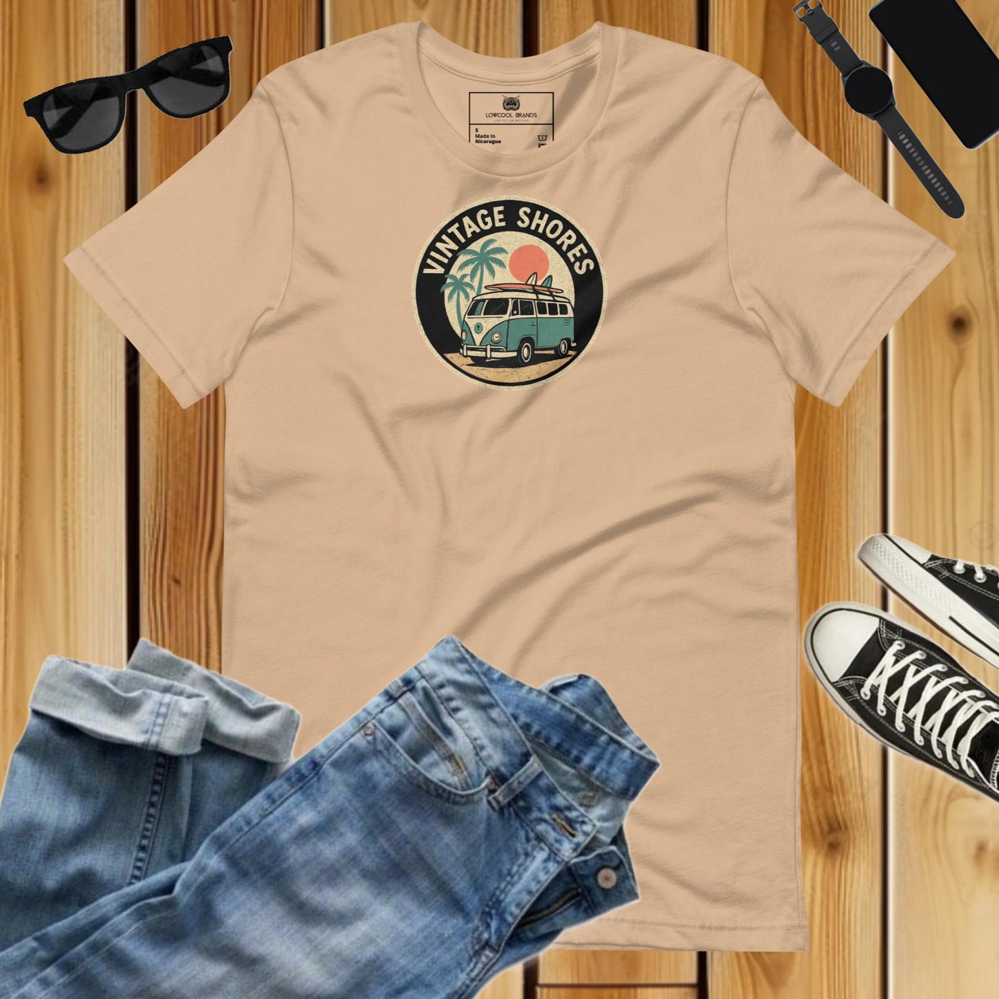 Vintage Shores T-Shirt-T-Shirt-LowCool Brands
