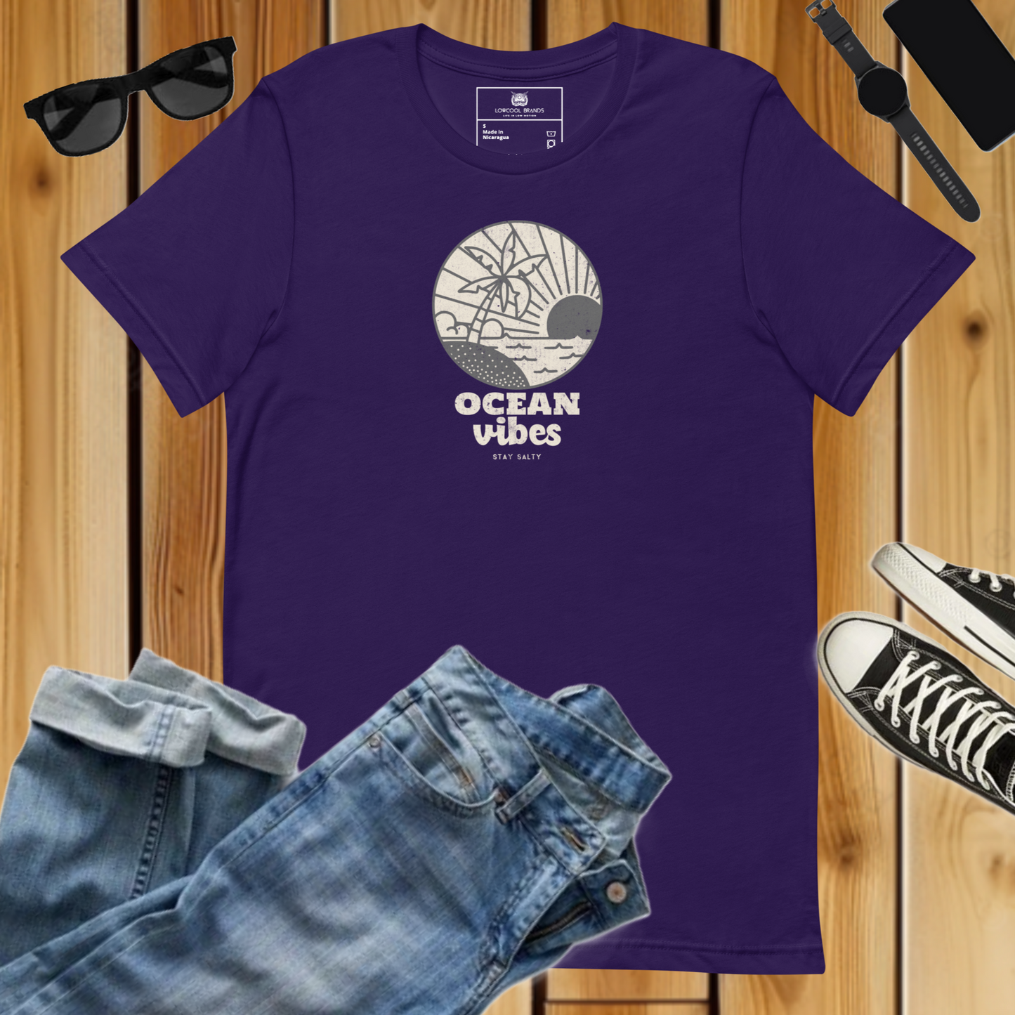 Ocean Vibes - Stay Salty T-Shirt