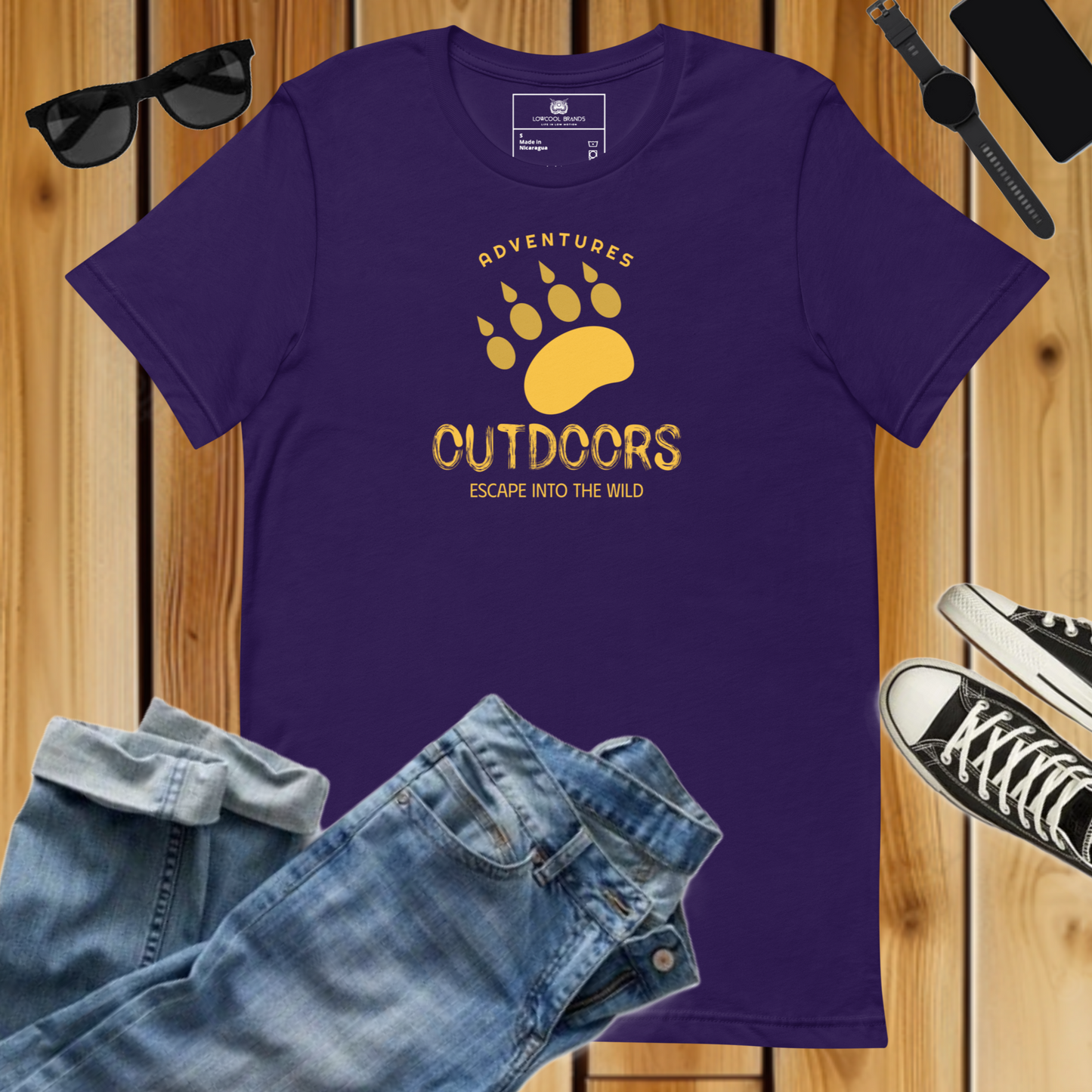 Adventures Outdoors - Escape Into The Wild T-Shirt
