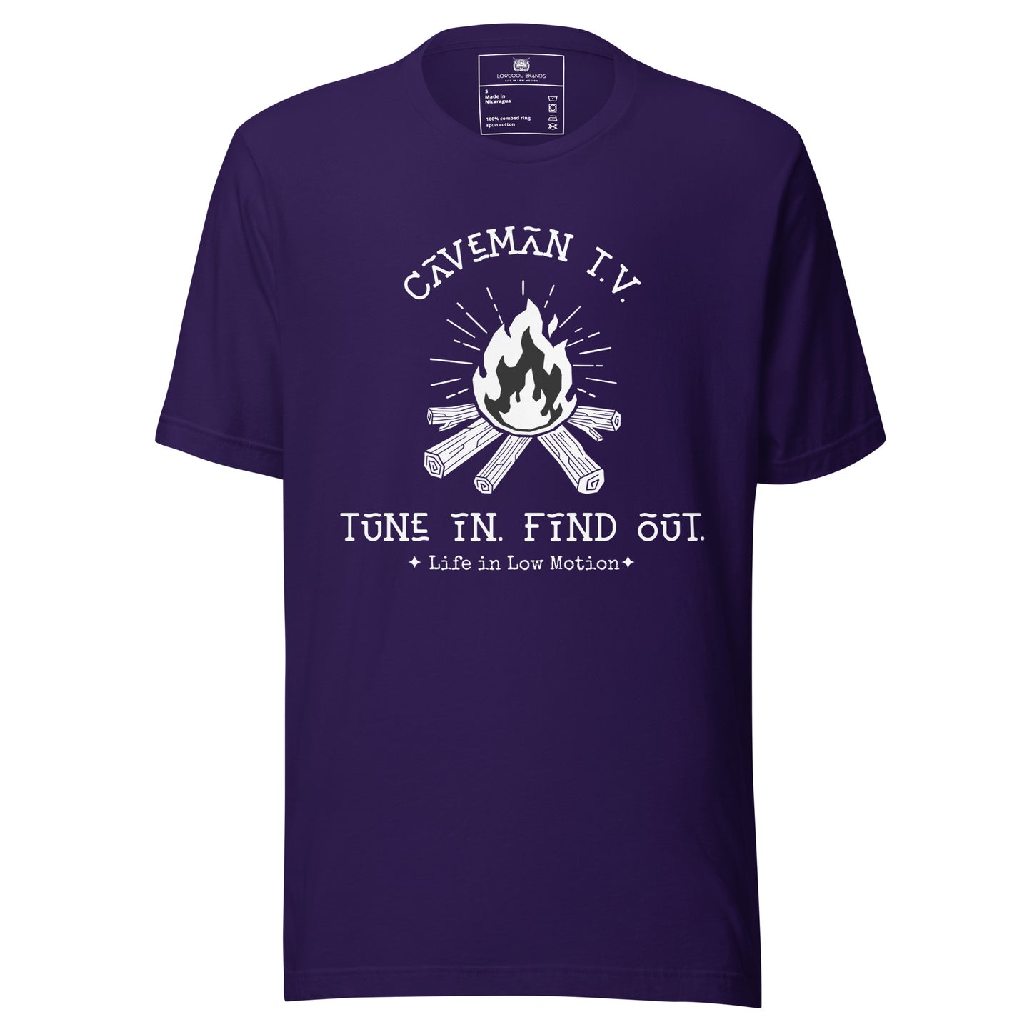 Caveman T.V. - Tune In. Find Out. T-Shirt