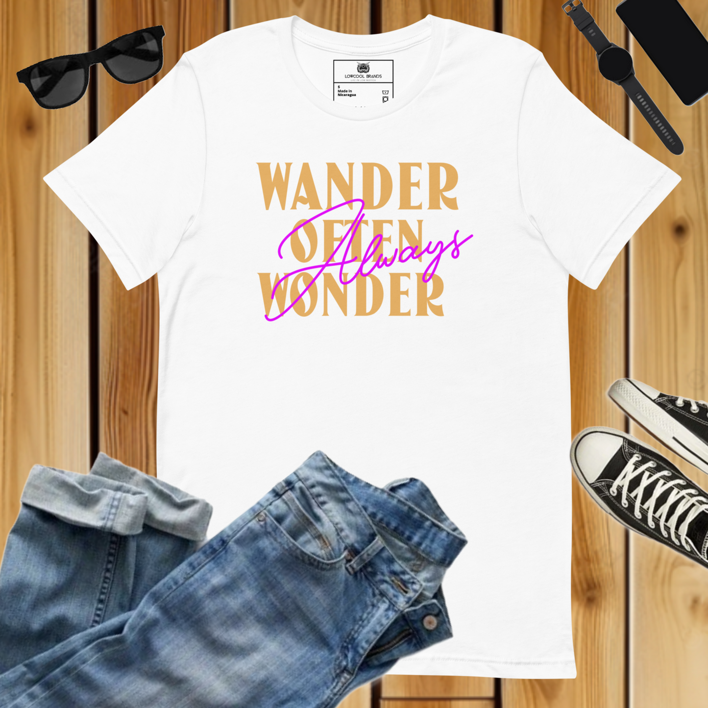 Wander Often Wonder Always T-Shirt