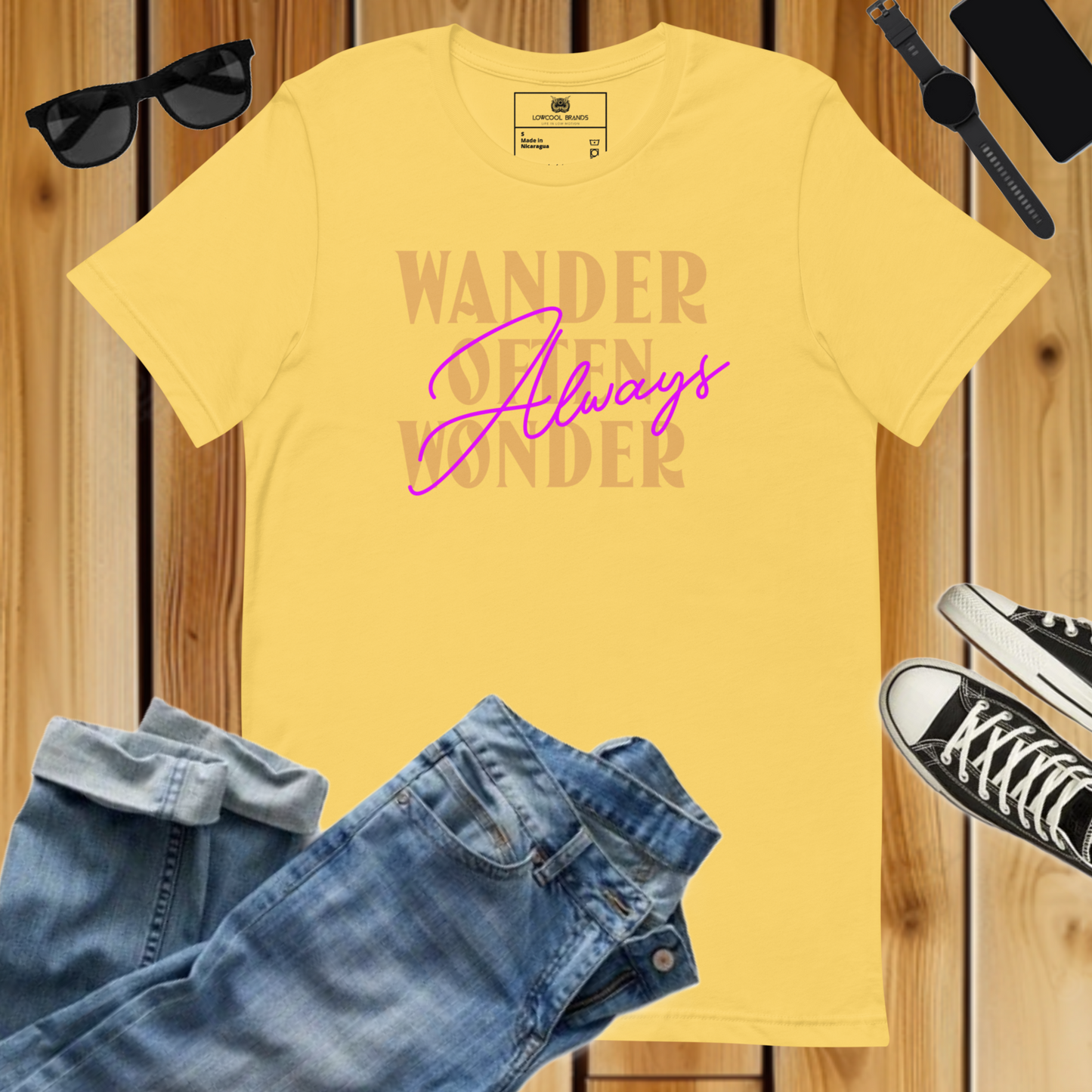 Wander Often Wonder Always T-Shirt