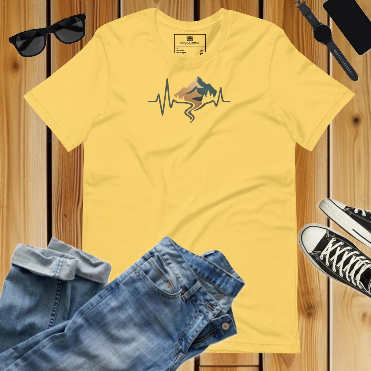 Mountain Rhythm T-Shirt-T-Shirt-LowCool Brands
