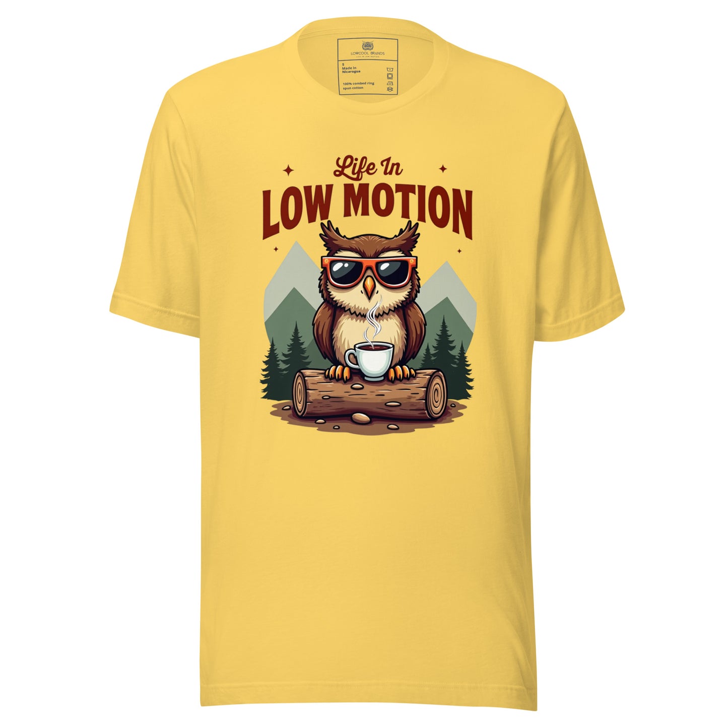 Life in Low Motion Cool Owl T-Shirt