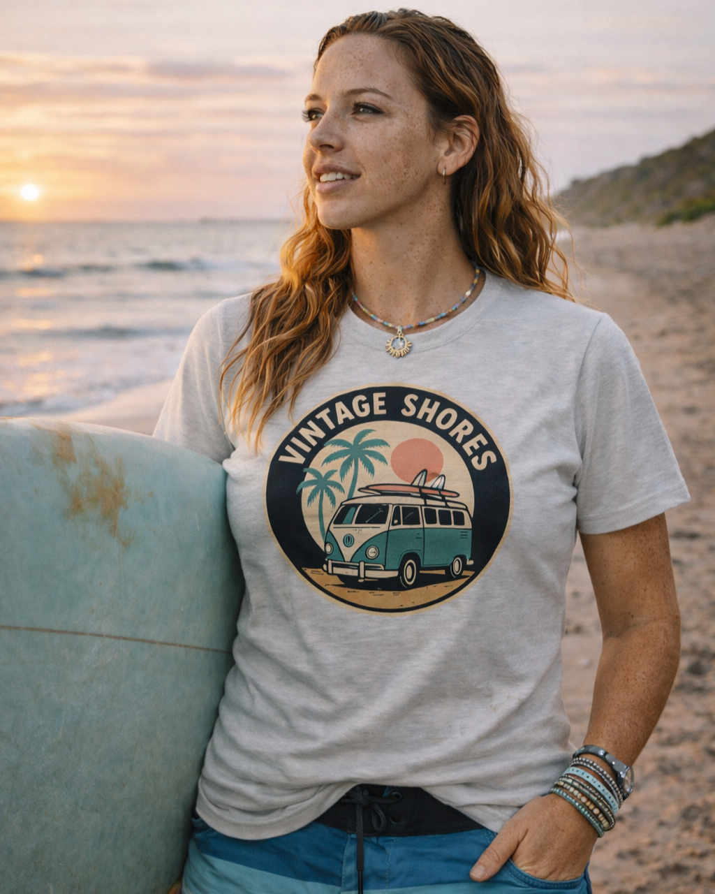 Vintage Shores T-Shirt-T-Shirt-LowCool Brands