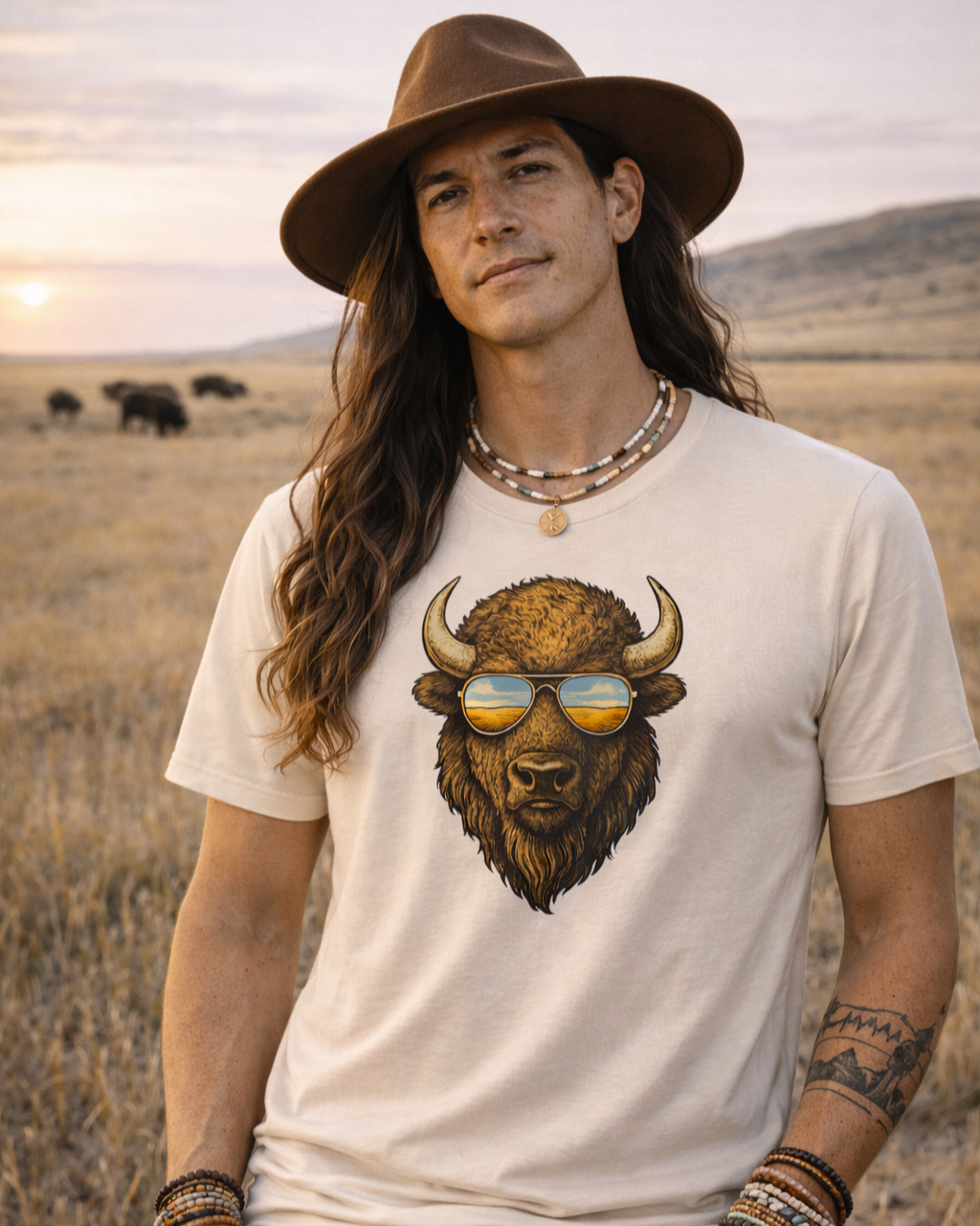 Cool Bison T-Shirt-T-Shirt-LowCool Brands