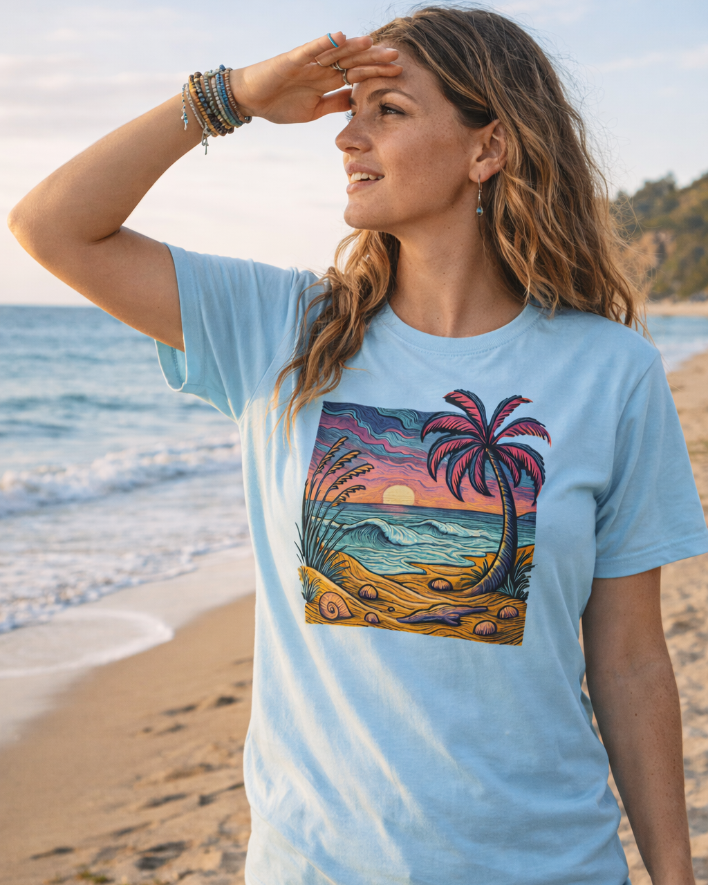 Sunset Shore T-Shirt-T-Shirt-LowCool Brands