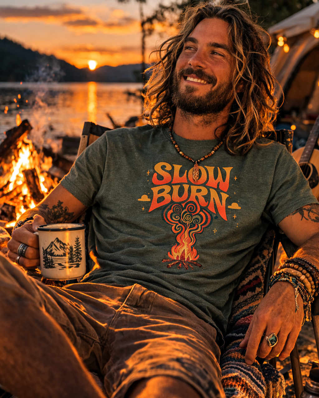 Slow Burn T-Shirt-T-Shirt-LowCool Brands