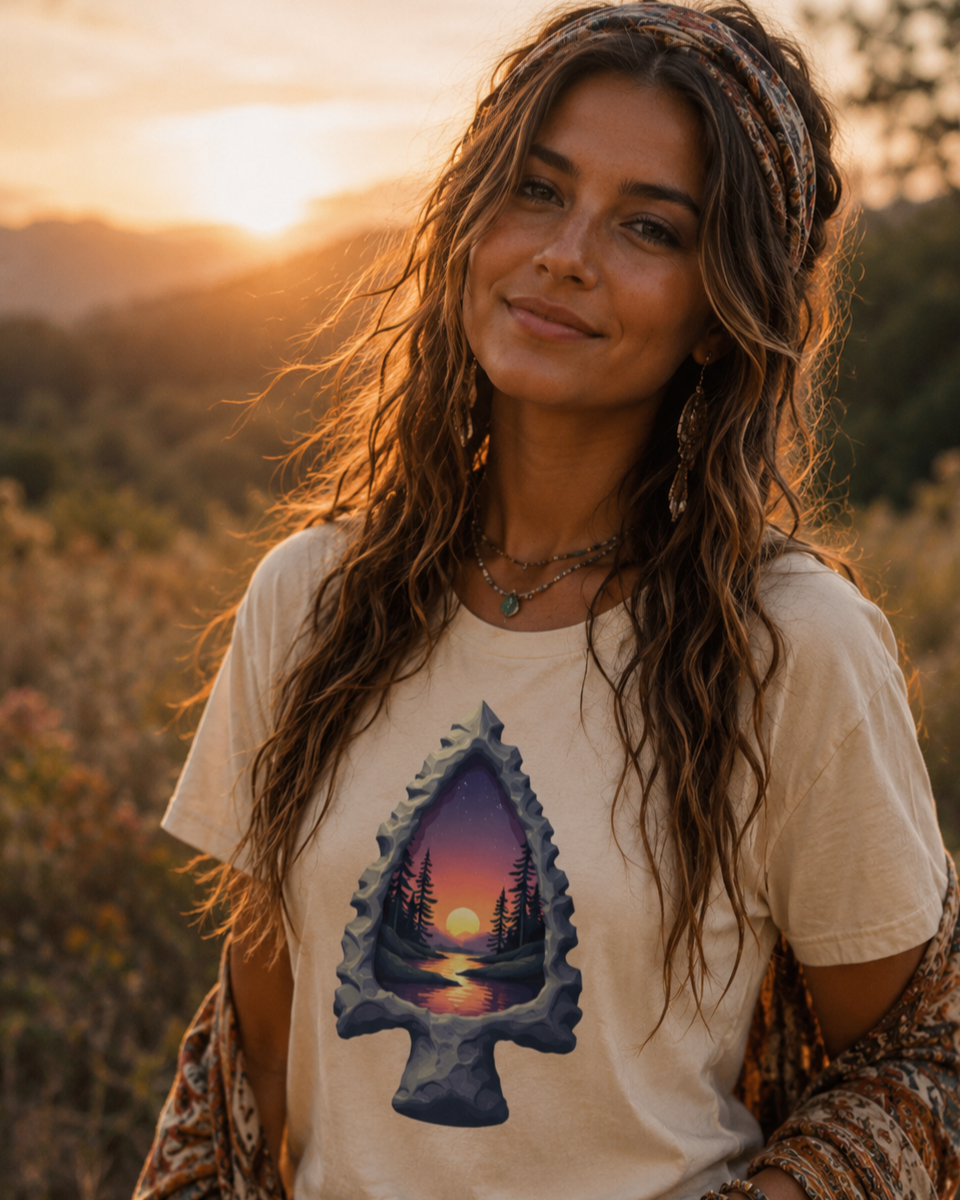 Sunset Arrowhead T-shirt