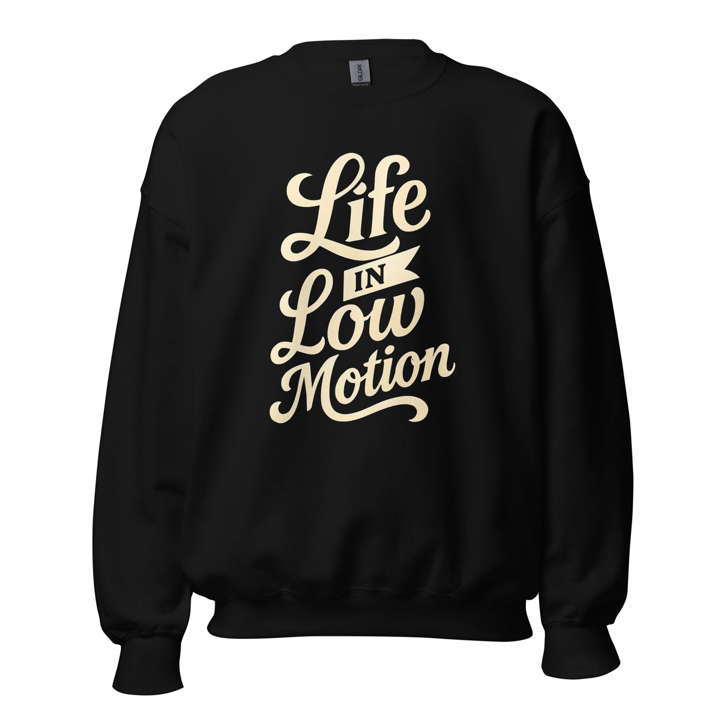 Life in Low Motion Sweatshirt — Unisex Graphic Crewneck Sweatshirt | LowCool Brands