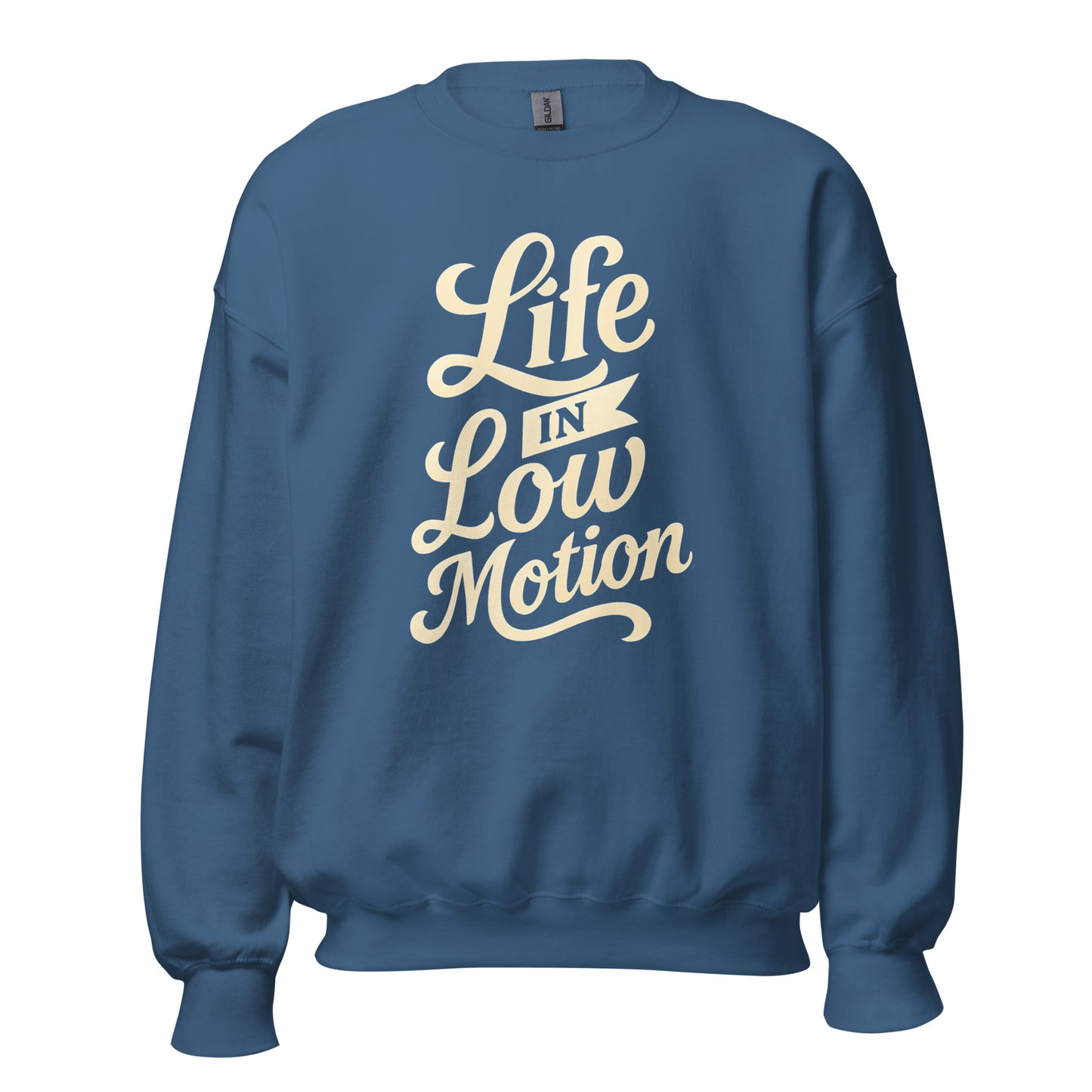 Life in Low Motion Sweatshirt — Unisex Graphic Crewneck Sweatshirt | LowCool Brands