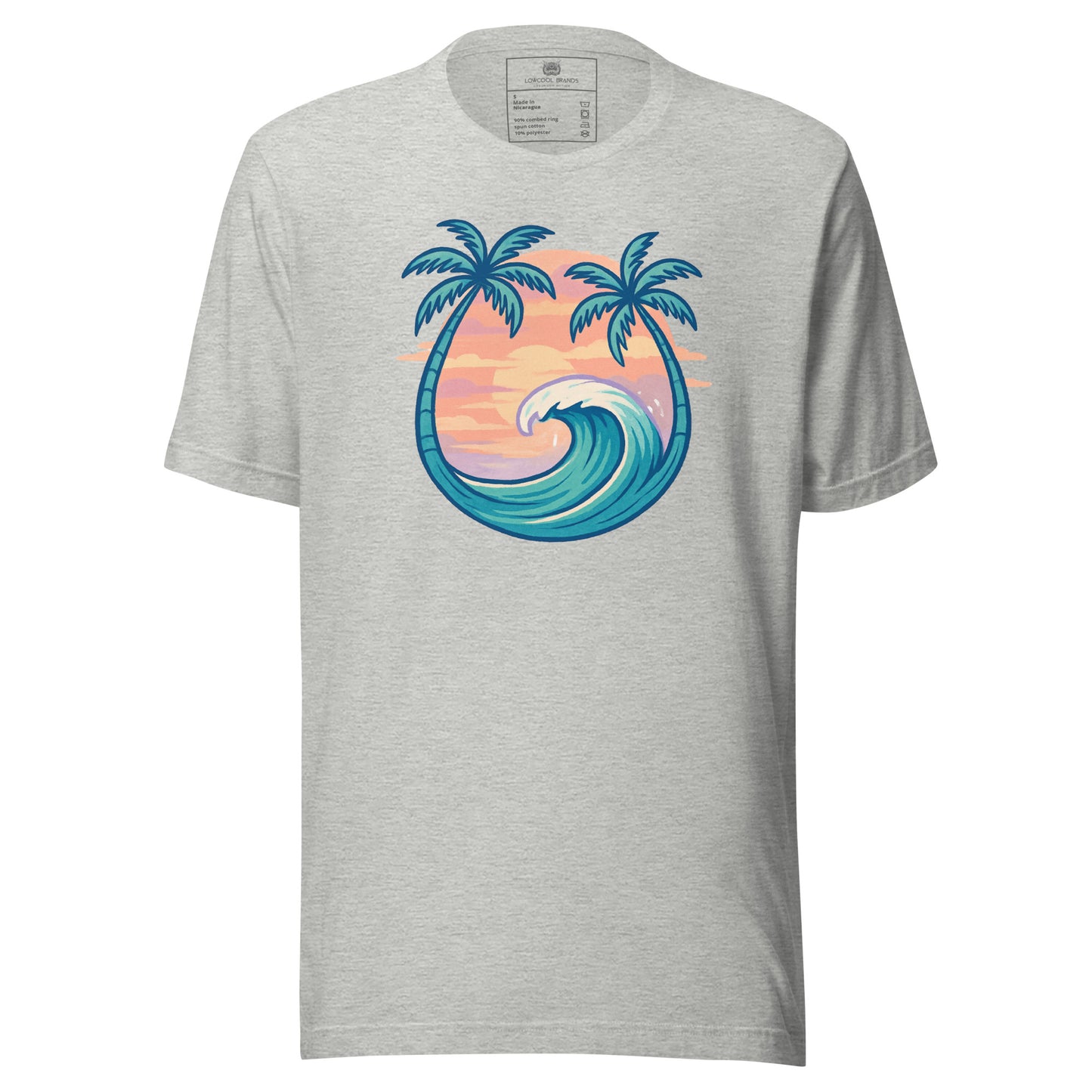Sunset Palm Wave T-Shirt