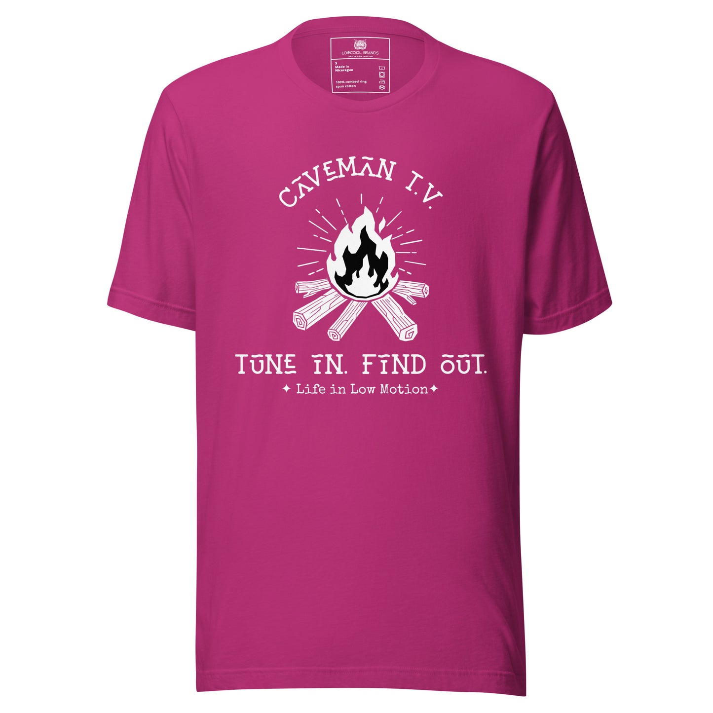 Caveman T.V. - Tune In. Find Out. T-Shirt