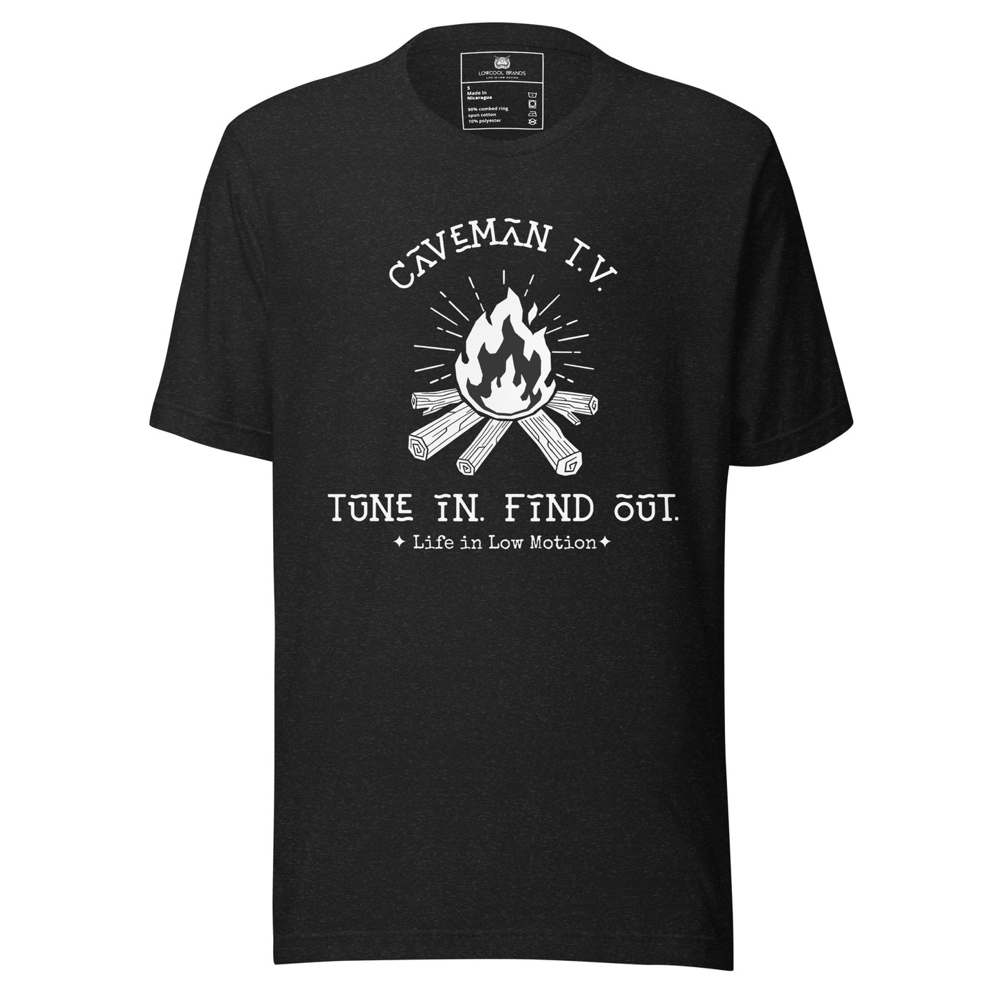 Caveman T.V. - Tune In. Find Out. T-Shirt