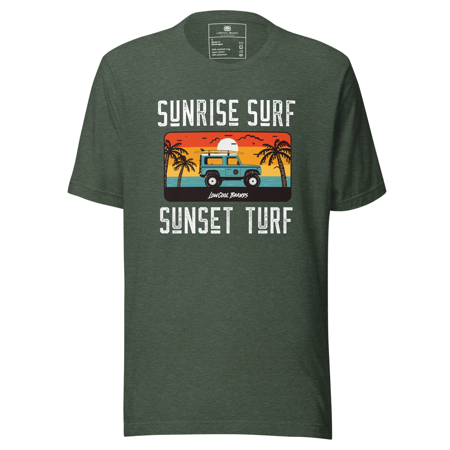 Sunrise Surf, Sunset Turf T-Shirt