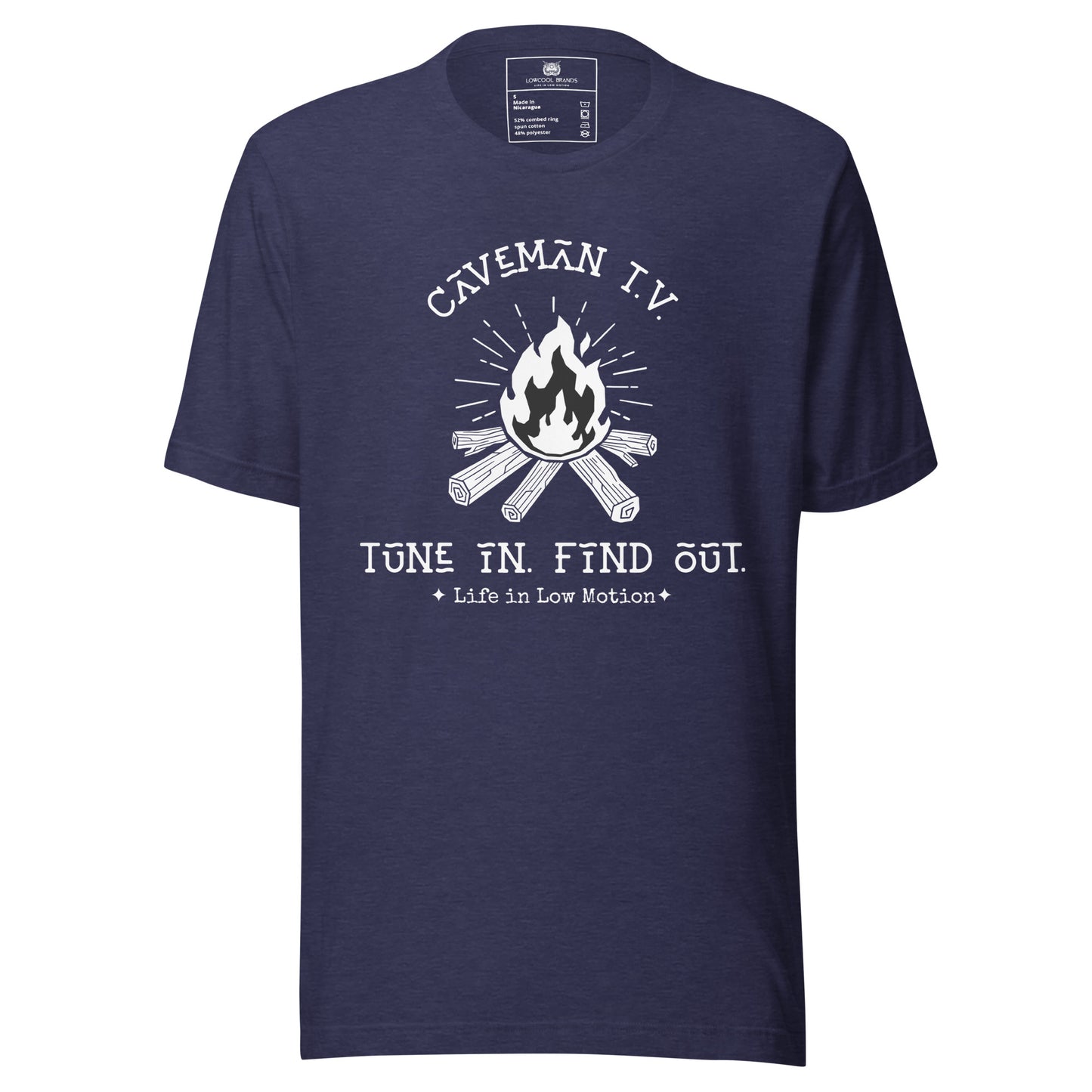 Caveman T.V. - Tune In. Find Out. T-Shirt