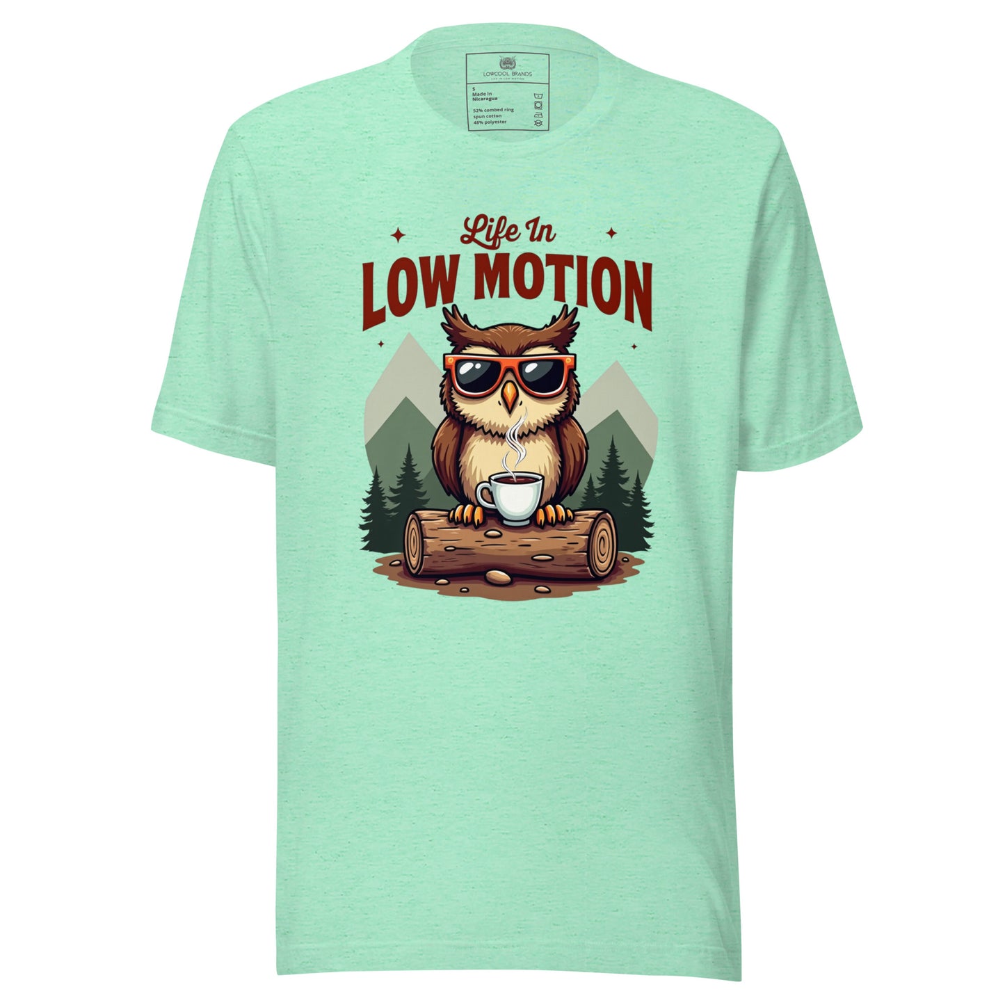 Life in Low Motion Cool Owl T-Shirt