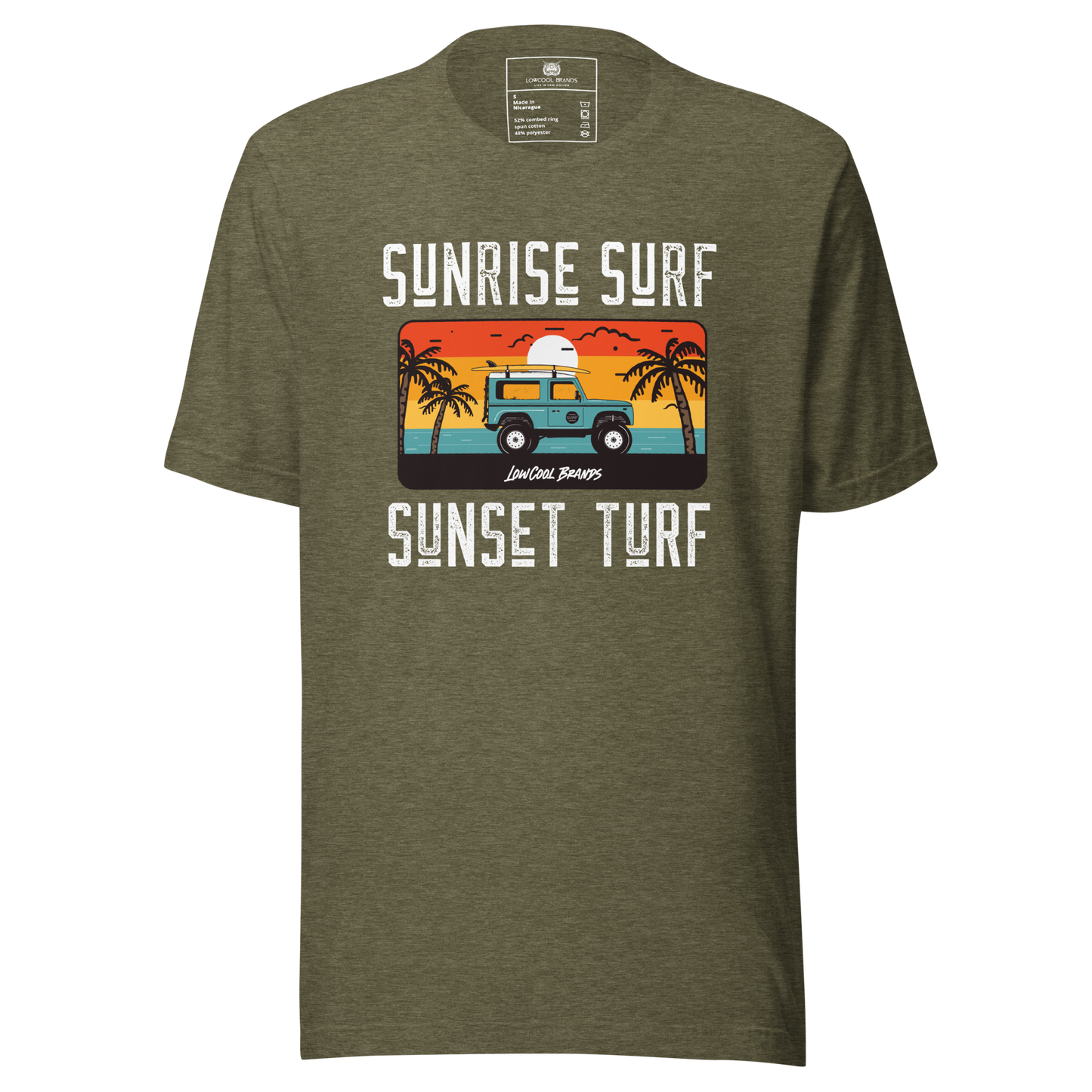 Sunrise Surf, Sunset Turf T-Shirt