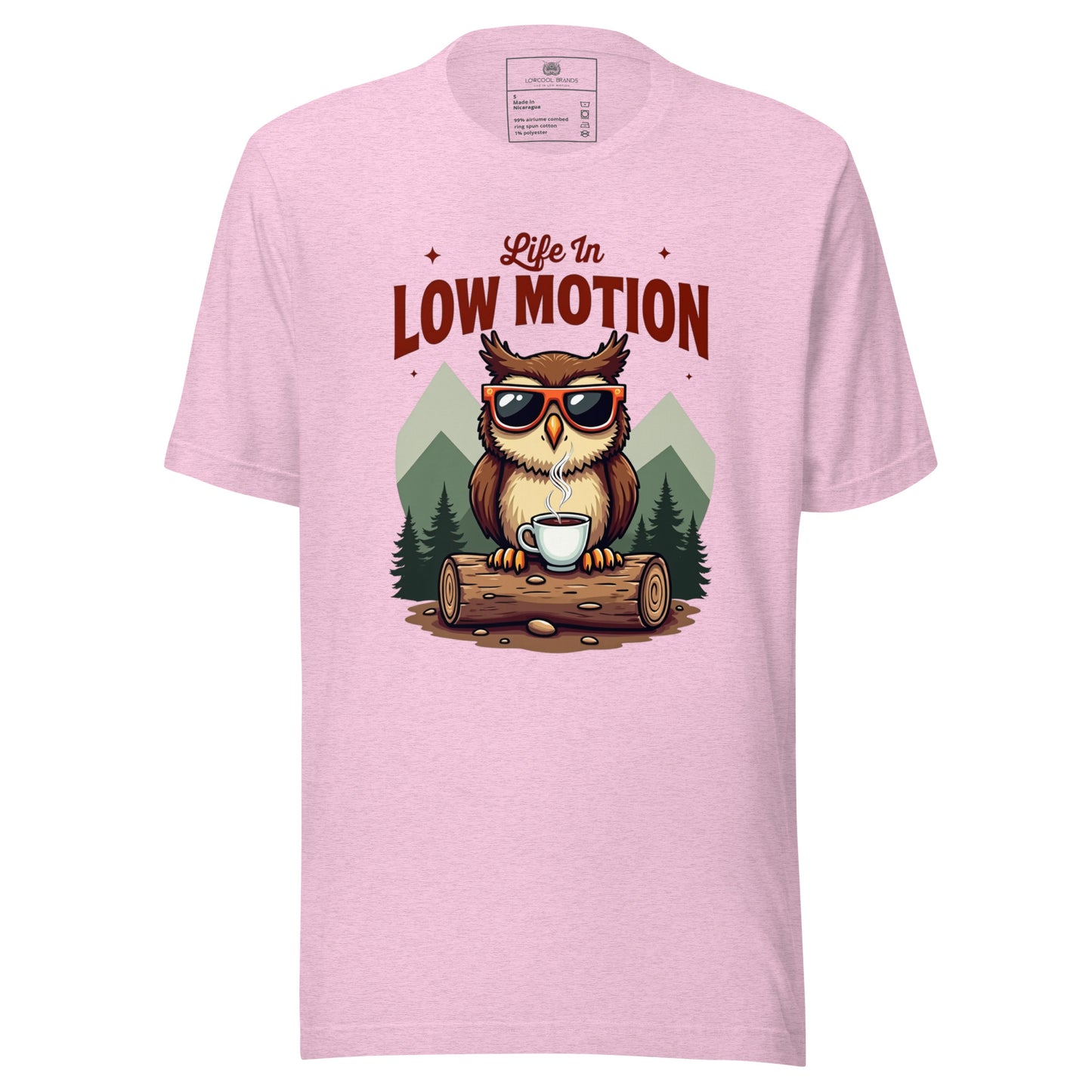 Life in Low Motion Cool Owl T-Shirt
