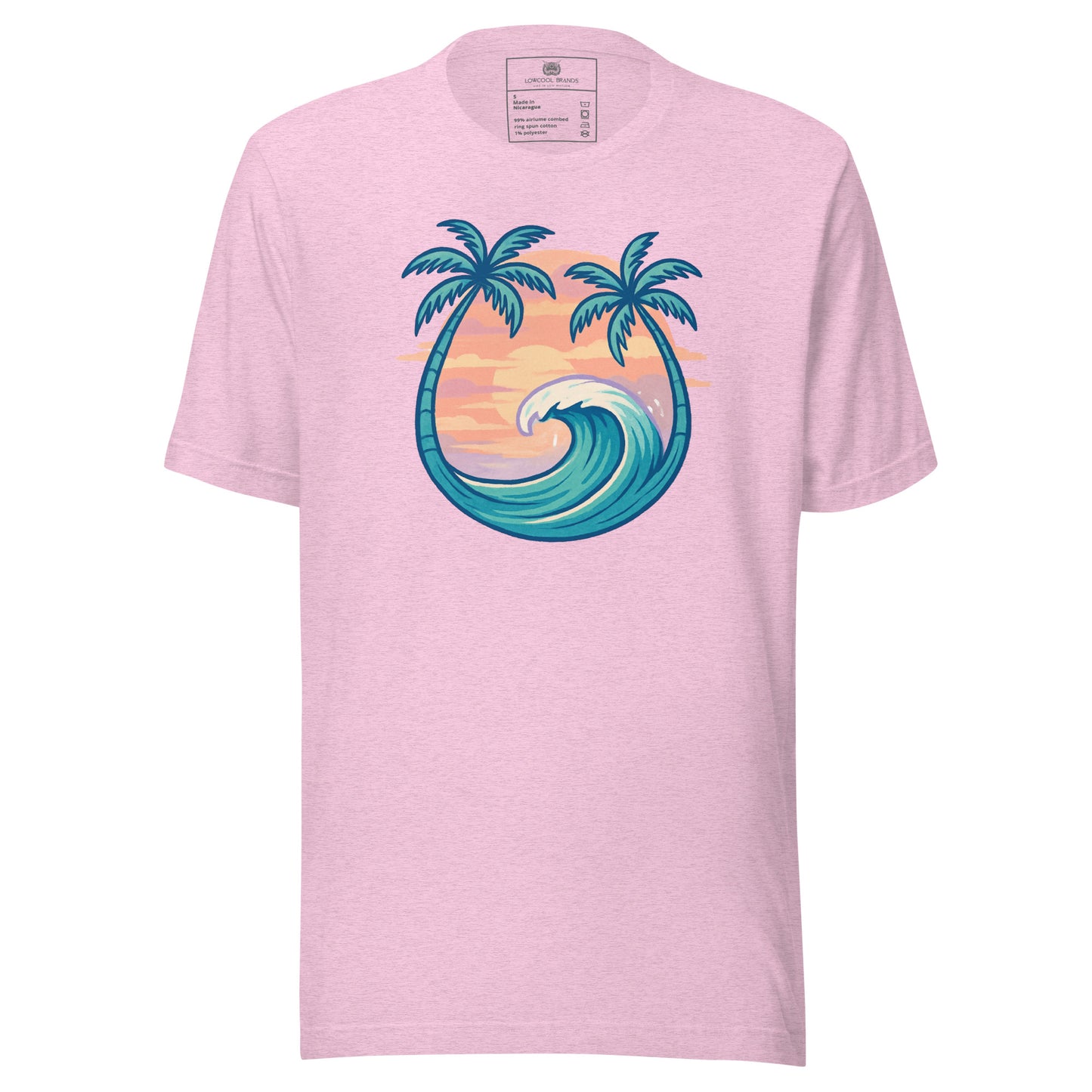 Sunset Palm Wave T-Shirt