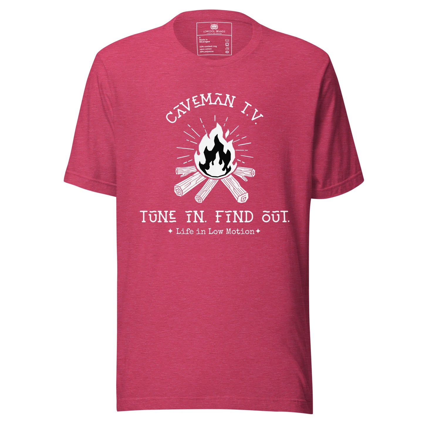 Caveman T.V. - Tune In. Find Out. T-Shirt