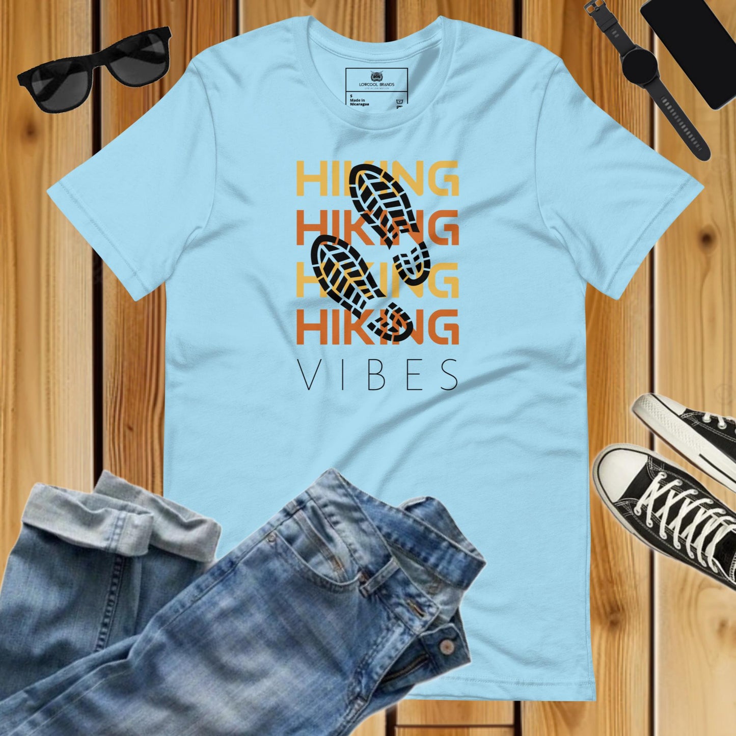 Hiking Vibes T-Shirt-T-Shirt-LowCool Brands