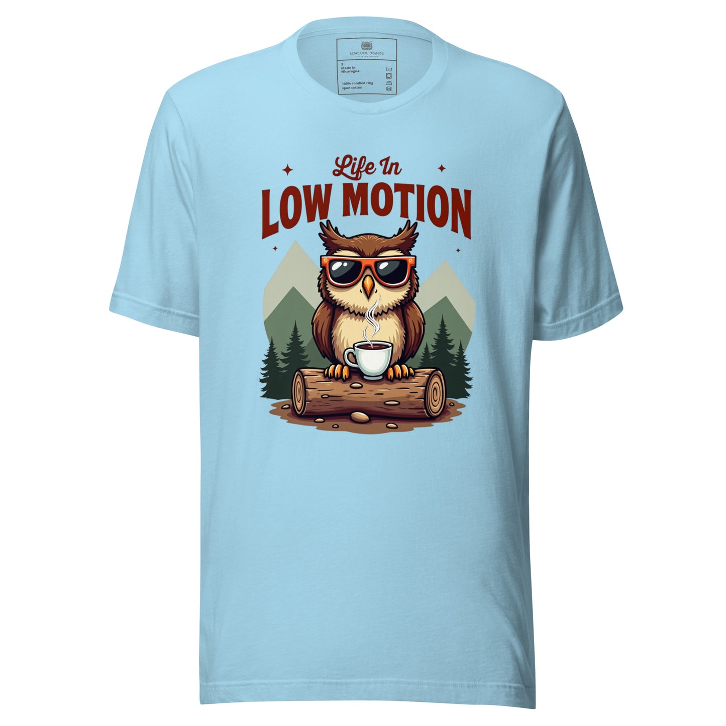 Life in Low Motion Cool Owl T-Shirt