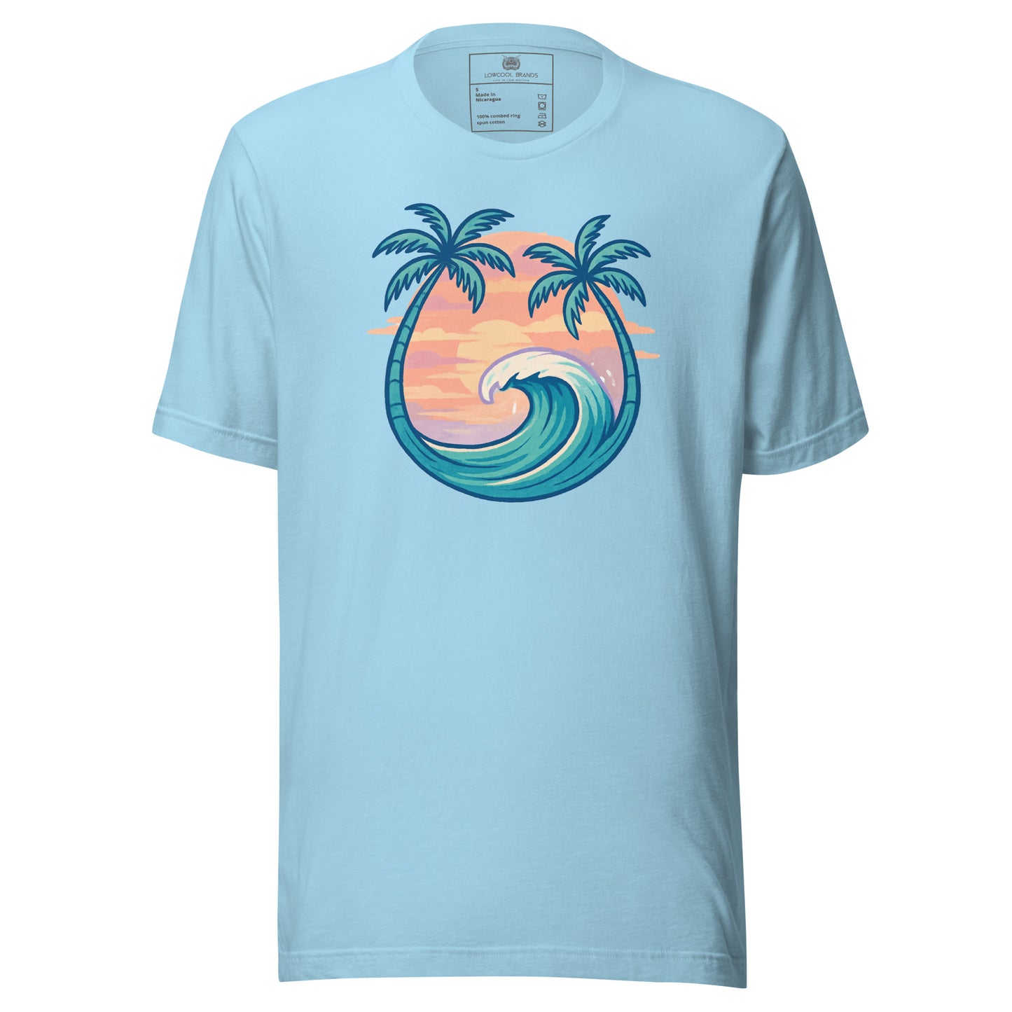 Sunset Palm Wave T-Shirt