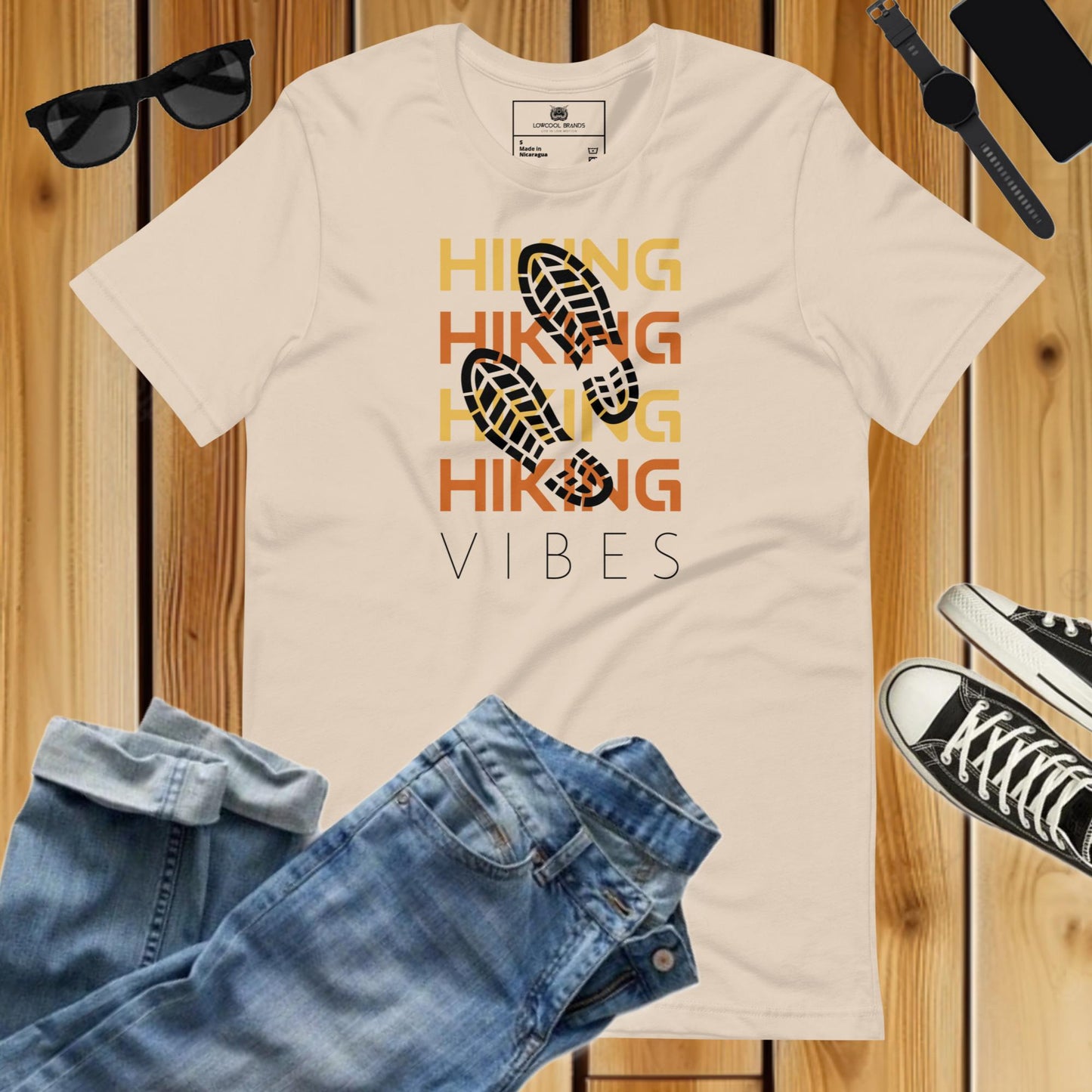 Hiking Vibes T-Shirt-T-Shirt-LowCool Brands
