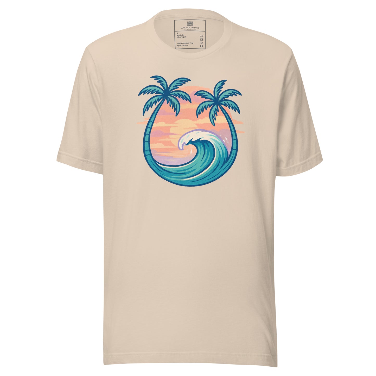 Sunset Palm Wave T-Shirt