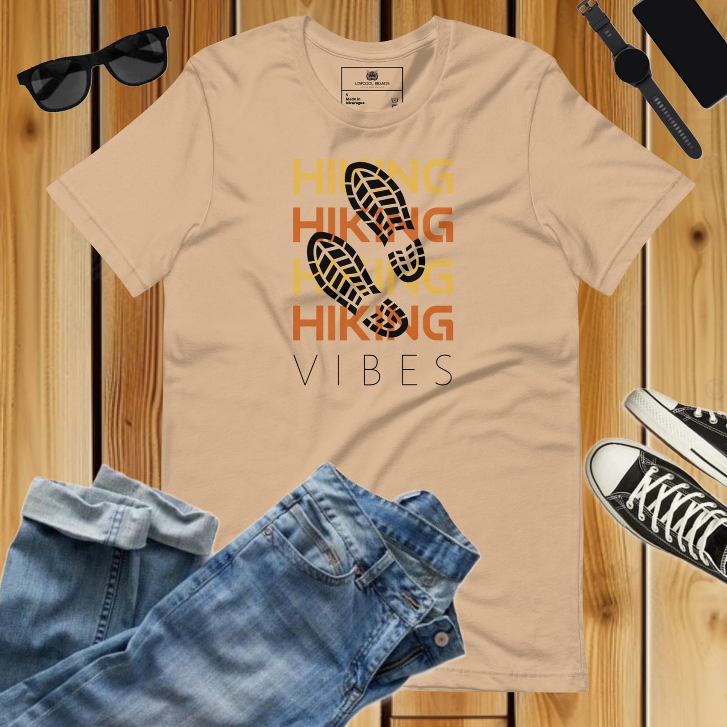Hiking Vibes T-Shirt-T-Shirt-LowCool Brands