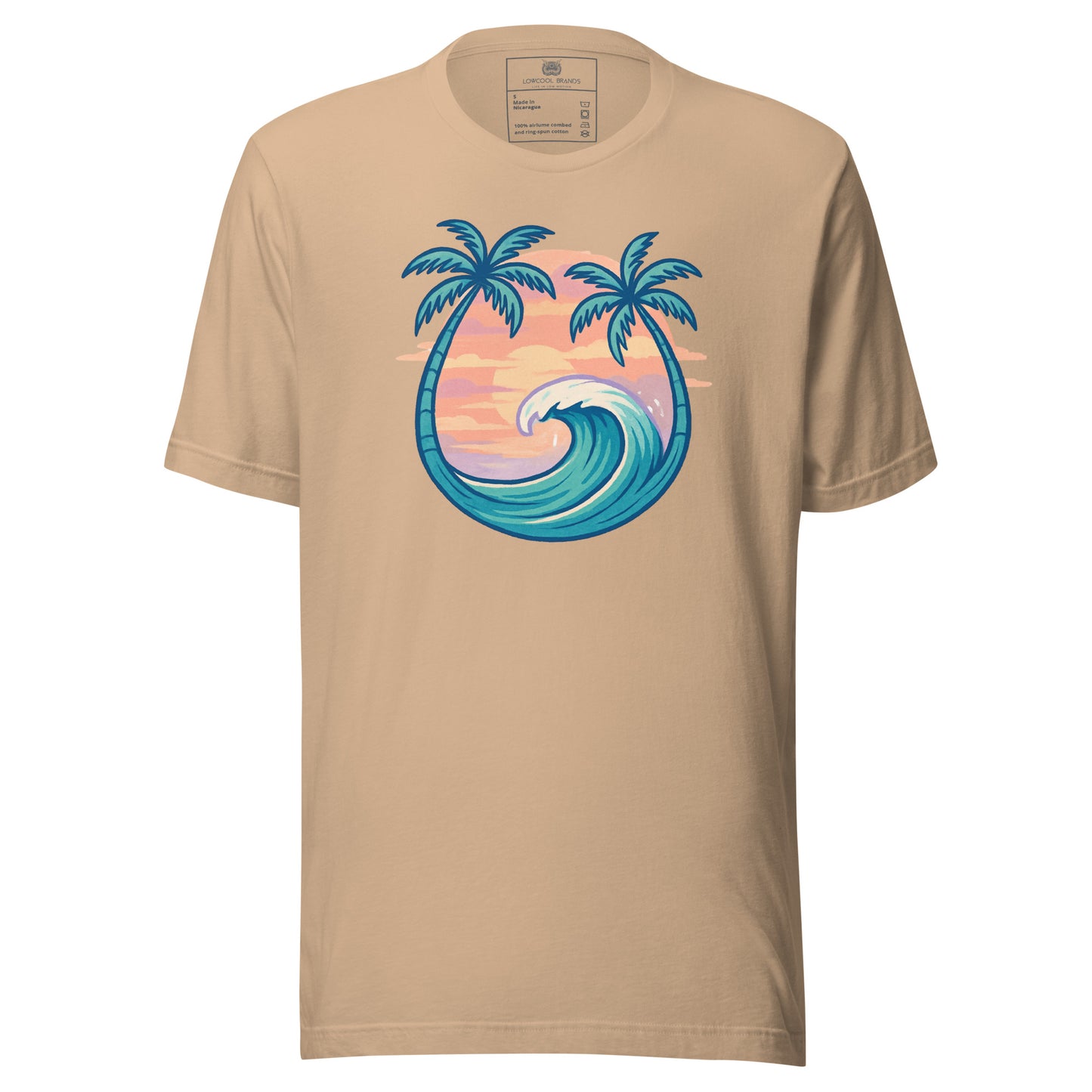 Sunset Palm Wave T-Shirt