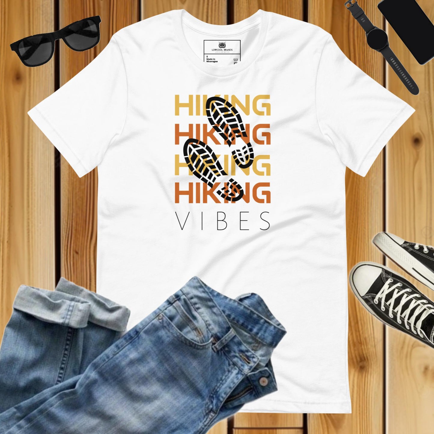 Hiking Vibes T-Shirt-T-Shirt-LowCool Brands