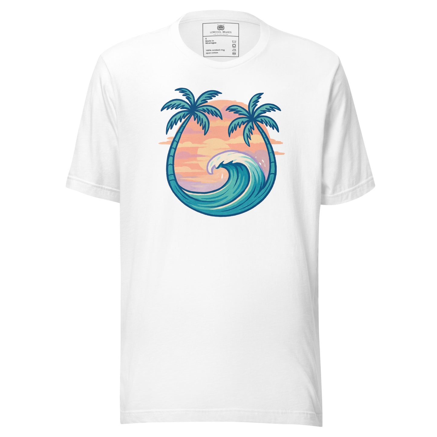 Sunset Palm Wave T-Shirt