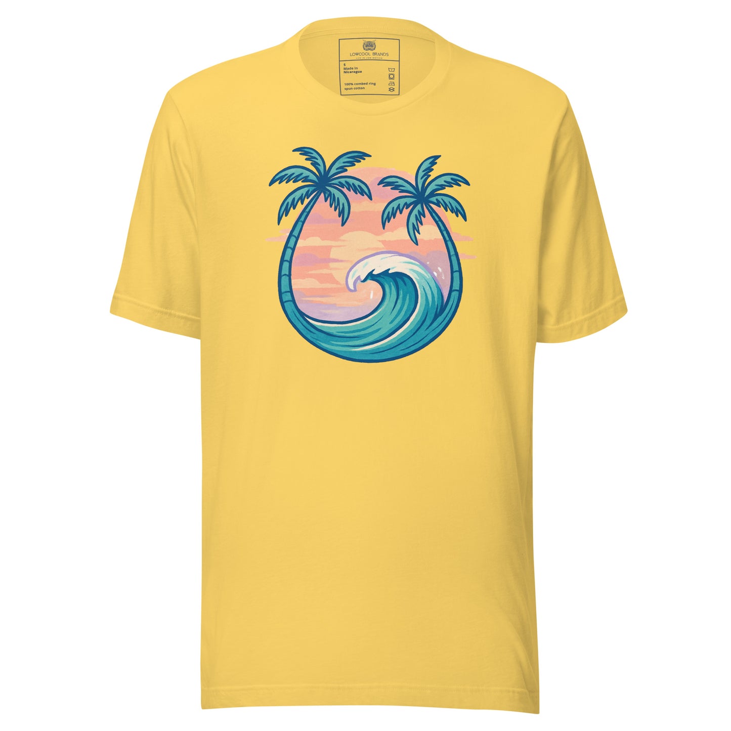 Sunset Palm Wave T-Shirt